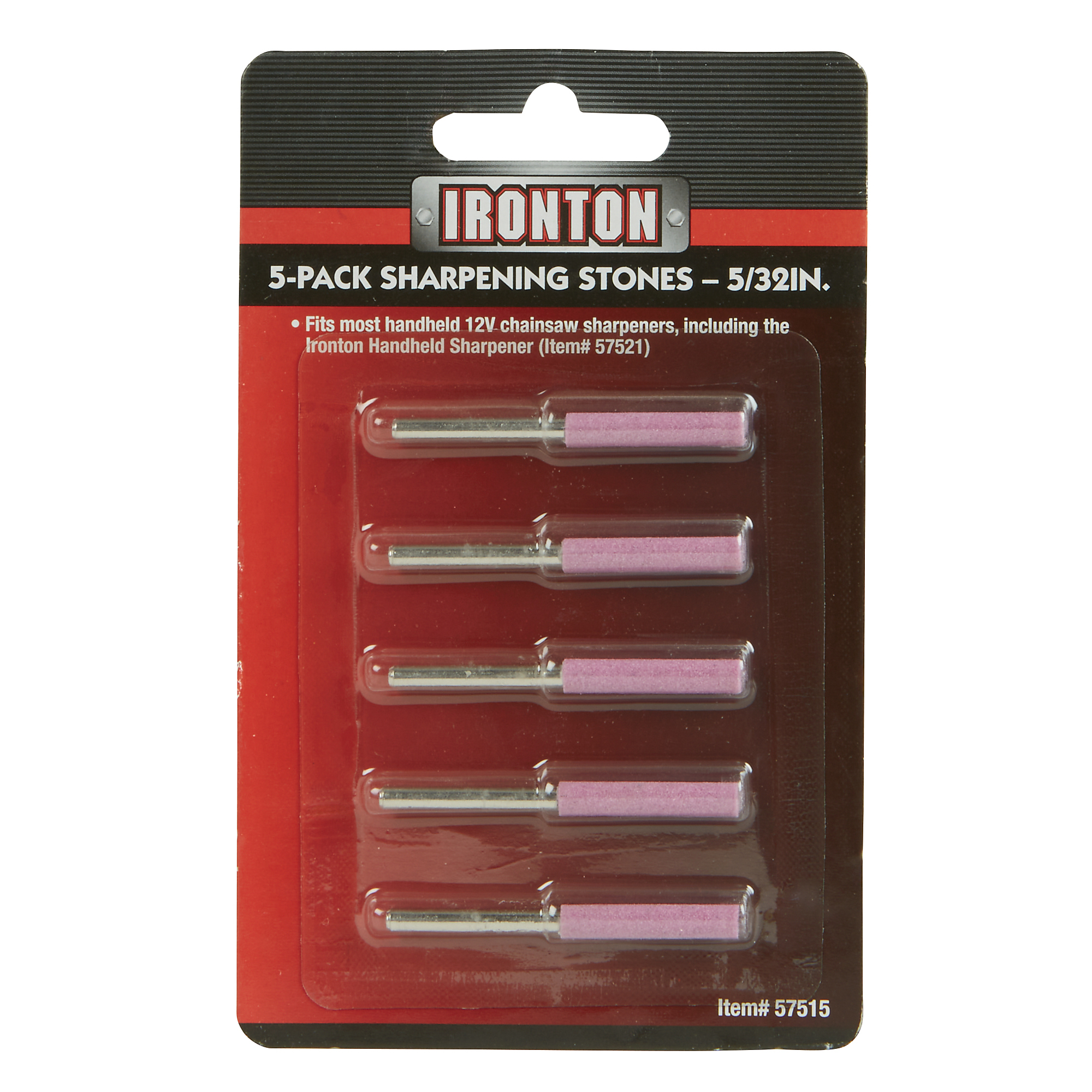 Ironton Chain Sharpening Stones, 5/32in., 5-Pk.